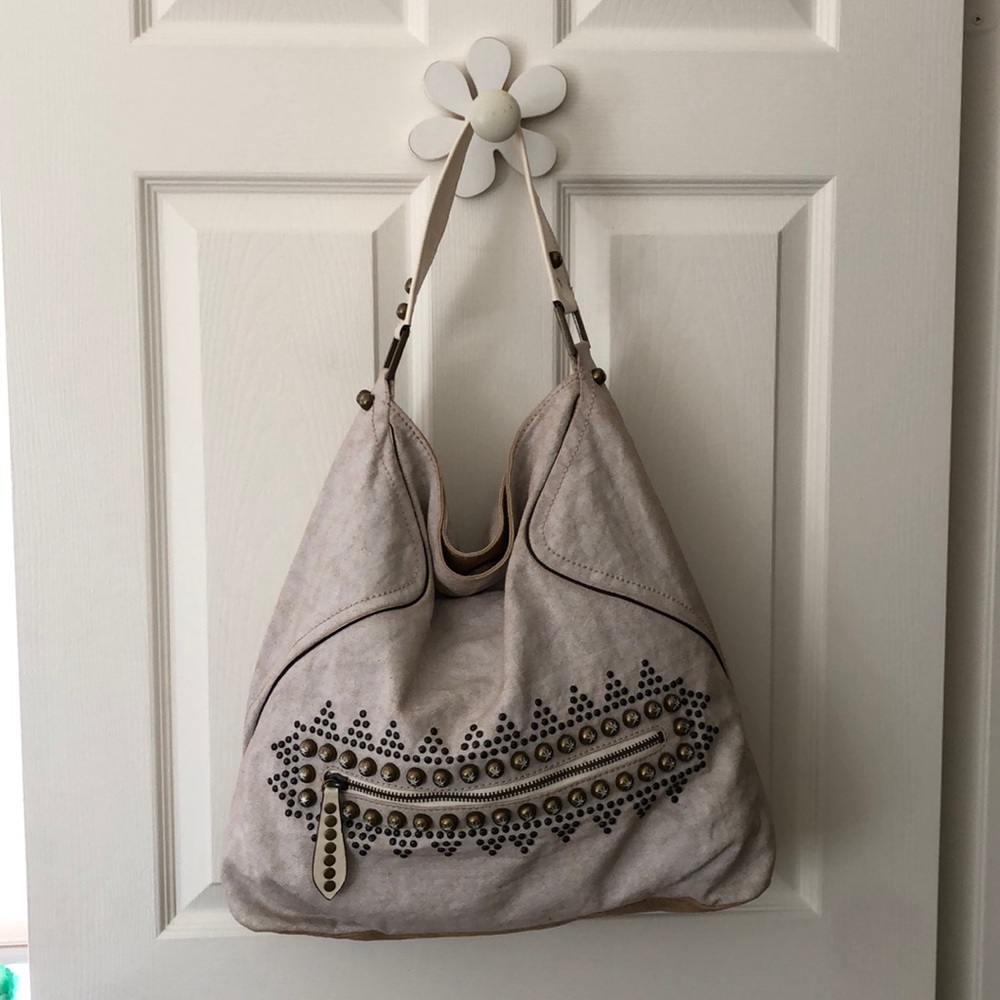 Bohemian Tote with Leather Accents